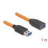 Delock USB 5 Gbps Kabel USB Typ-A Stecker zu USB Typ-A Buchse für Tethered Shooting 1 m orange
