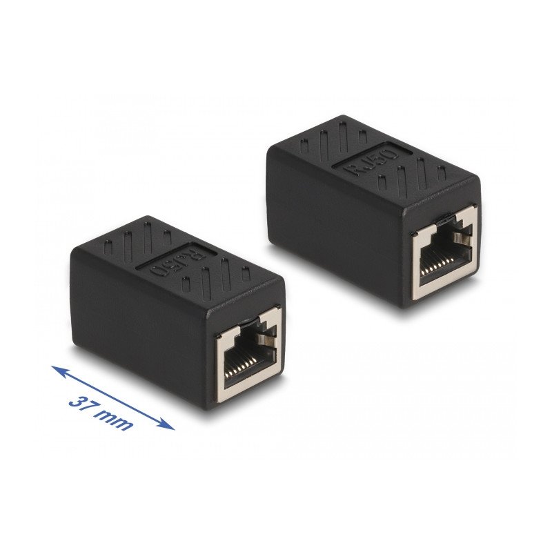 Delock RJ50 Adapter Buchse zu Buchse schwarz