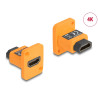 Delock D-Typ Modul HDMI-A Buchse zu Buchse 4K orange