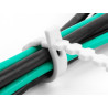 Delock Kabelbinder flexibel wiederverwendbar 20 Stück schwarz / weiß