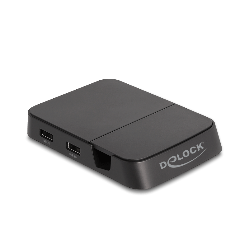 Delock Smartphone Dockingstation 4K mit integrierter Halterung - HDMI / USB / Hub / SD / Micro SD für Android oder Windows