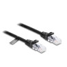 Delock RJ45 Spiralkabel Stecker zu Stecker Cat.5e 5 m schwarz