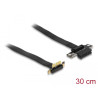 Delock Riser Karte PCI Express x1 Stecker 90° gewinkelt zu x1 Slot mit Kabel 30 cm