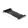 Delock Riser Karte PCI Express x16 Stecker zu x16 Slot 90° gewinkelt mit Kabel 30 cm