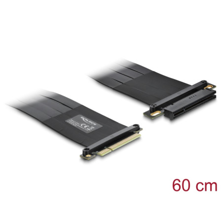 Delock Riser Karte PCI Express x8 Stecker zu x8 Slot mit Kabel 60 cm