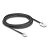 Delock Telefonkabel RJ45 Stecker zu RJ11 Stecker schwarz 3 m