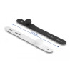 Delock Softbinder flexibel wiederverwendbar Set 10 Stück schwarz / weiß