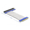 Delock Riser Karte PCI Express x8 Stecker zu x16 Slot mit Kabel 20 cm