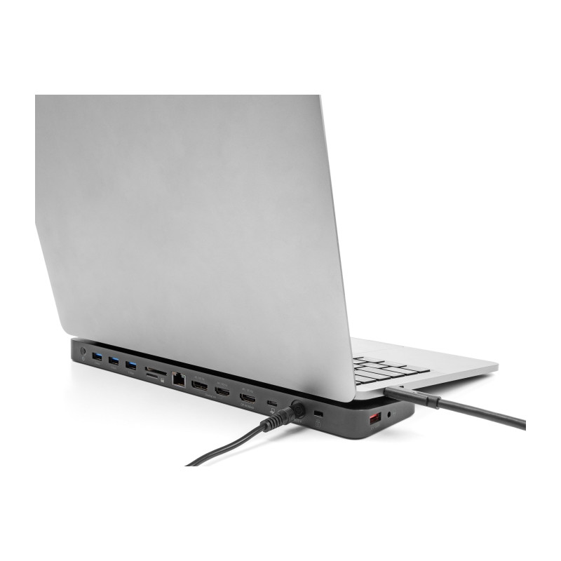 Delock USB Type-C™ Triple Display Dockingstation mit DisplayLink® 4K / USB 5 Gbps / LAN / SD / Audio / PD 80 W