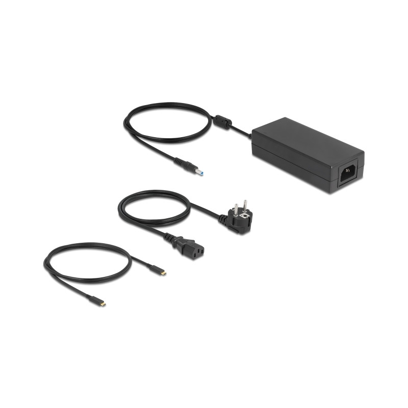 Delock USB Type-C™ Triple Display Dockingstation mit DisplayLink® 4K / USB 5 Gbps / LAN / SD / Audio / PD 80 W