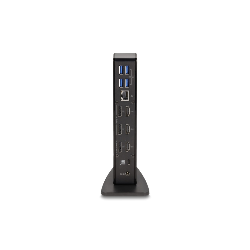 Delock USB Type-C™ Triple Display Dockingstation mit DisplayLink® 4K / USB Hub / LAN / SD / Audio / PD 96 W
