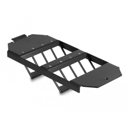 Delock Keystone Halterung 8 Port für Bodentank