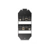 Delock Keystone Halterung 8 Port für Bodentank