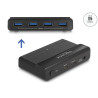 Delock USB 5 Gbps Switch 4 x Gerät und 2 x Host