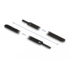 Delock Klett-Kabelbinder L 200 x B 12 mm schwarz 10 Stück