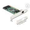Delock PCI Netzwerkkarte Gigabit LAN 1 x RJ45 RTL8169