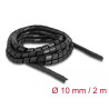 Delock Spiralschlauch flexibel 2 m x 10 mm schwarz