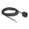 Delock Telefonkabel RJ11 Stecker zu RJ45 Buchse schwarz 10 m