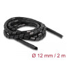 Delock Spiralschlauch flexibel 2 m x 12 mm schwarz