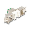 Delock Keystone Modul RJ45 Buchse zu LSA Cat.6A werkzeugfrei grün Set 10 Stück