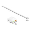 Delock Keystone Modul RJ45 Buchse zu LSA Cat.6A werkzeugfrei grün Set 10 Stück