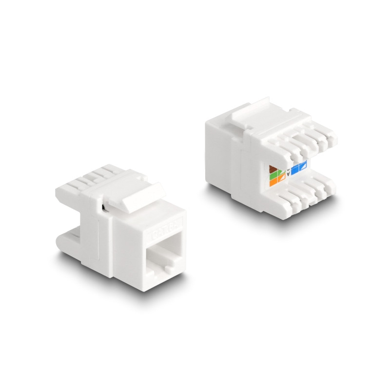 Delock Keystone Modul RJ45 Buchse zu LSA Cat.6A werkzeugfrei mini