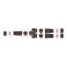 Delock Kabelverbinder Y-Adapter RJ45 Buchse zu 2 x RJ45 Buchse Cat.6 IP68 staub- und wasserdicht Outdoor