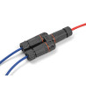 Delock Kabelverbinder Y-Adapter RJ45 Buchse zu 2 x RJ45 Buchse Cat.6 IP68 staub- und wasserdicht Outdoor