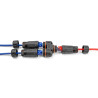 Delock Kabelverbinder Y-Adapter RJ45 Buchse zu 2 x RJ45 Buchse Cat.6 IP68 staub- und wasserdicht Outdoor