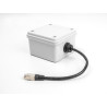 Delock Kabel RJ45 Stecker zu RJ45 Buchse Cat.6A zum Einbau mit M20 Gewinde und Verschlusskappe IP68 staub- und wasserdicht 25 cm