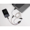 Delock USB RGB Ladekabel 3 in 1 Typ-A zu Lightning™ / Micro USB / USB Type-C™ 1,20 m