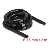Delock Spiralschlauch flexibel 2 m x 16 mm schwarz