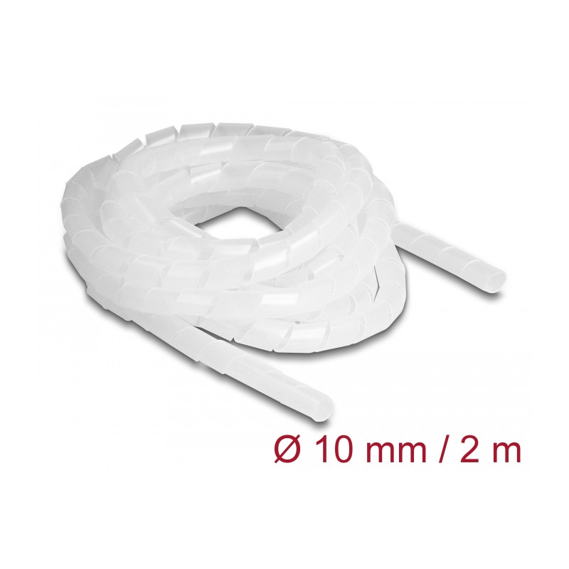 Delock Spiralschlauch flexibel 2 m x 10 mm transparent