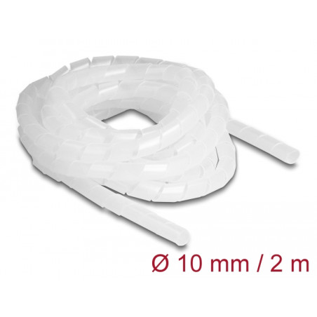Delock Spiralschlauch flexibel 2 m x 10 mm transparent