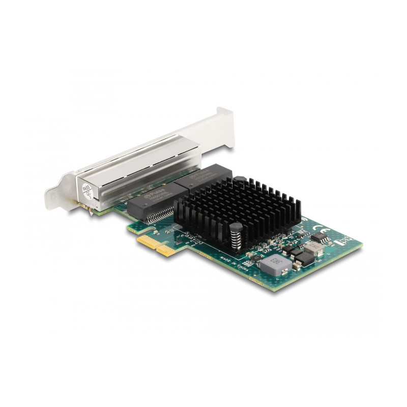 Delock PCI Express x1 Netzwerkkarte Gigabit LAN 4 x RJ45 BCM