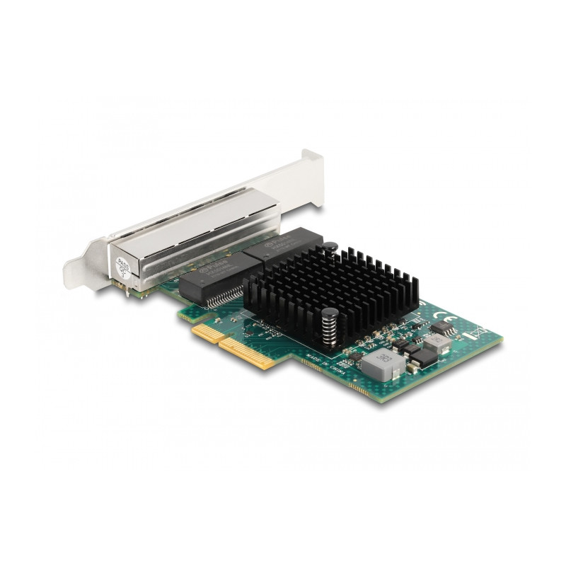 Delock PCI Express x4 Netzwerkkarte Gigabit LAN 4 x RJ45 BCM