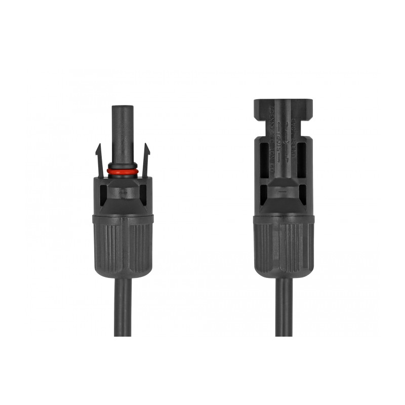 Delock DL4 Solar Kabel 6 mm² Stecker zu Buchse 5 m schwarz