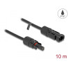 Delock DL4 Solar Kabel 6 mm² Stecker zu Buchse 10 m schwarz