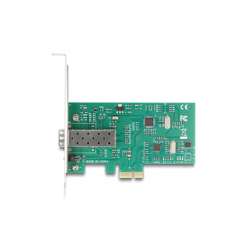Delock PCI Express x1 Netzwerkkarte 100Base-FX LAN 1 x SFP RTL