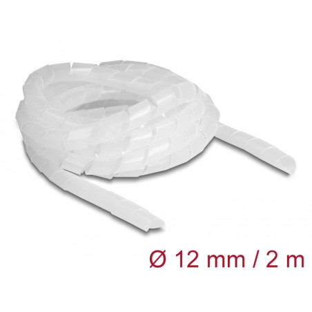 Delock Spiralschlauch flexibel 2 m x 12 mm transparent