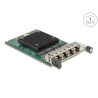 Delock OCP 3.0 Karte zu 4 x RJ45 Gigabit LAN