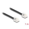 Delock Telefonkabel RJ11 Stecker zu RJ11 Stecker schwarz 1 m