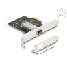 Delock PCI Express x1 Netzwerkkarte Gigabit LAN 1 x SFP i210