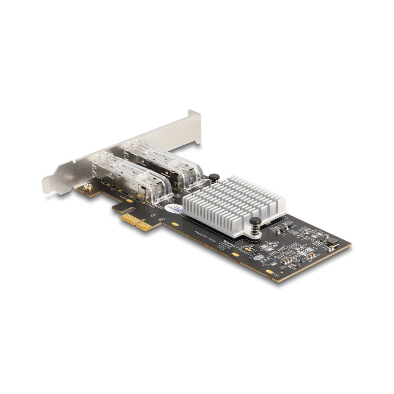 Delock PCI Express x1 Netzwerkkarte Gigabit LAN 2 x SFP i350