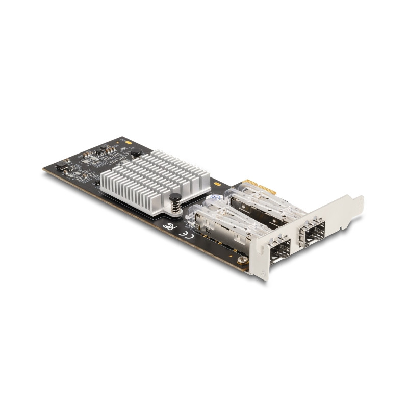 Delock PCI Express x1 Netzwerkkarte Gigabit LAN 2 x SFP i350
