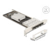Delock PCI Express x4 Netzwerkkarte Gigabit LAN 4 x SFP i350