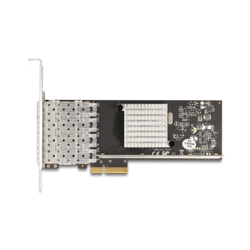 Delock PCI Express x4 Netzwerkkarte Gigabit LAN 4 x SFP i350