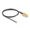Delock Antennenkabel RP-SMA Buchse zum Einbau zu I-PEX Inc., MHF® I Stecker 1.13 50 cm Gewindelänge 10 mm
