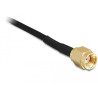 Delock WLAN 802.11 b/g/n Antenne RP-SMA 7 dBi omnidirektional Gelenk mit magnetischem Standfuß