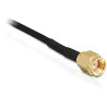 Delock WLAN 802.11 b/g/n Antenne RP-SMA 4 dBi omnidirektional Gelenk ULA100 1 m mit magnetischem Standfuß
